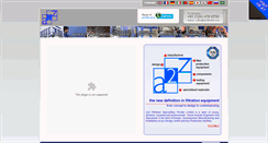 Desktop Screenshot of a2zfiltration.com